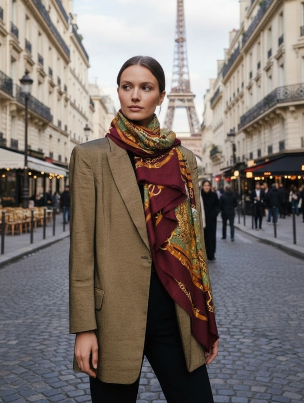 Dana Buchman Olive Green Blazer